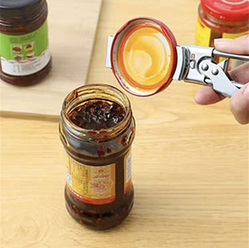 ProCover Jar Opener for Weak Hands, Adjustable Stainless Steel Can Opener, Jar Gripper Tight Lid Opener, Kitchen Gadgets, Easy Jar Opener for the Elderly and Children (A) - Image 3